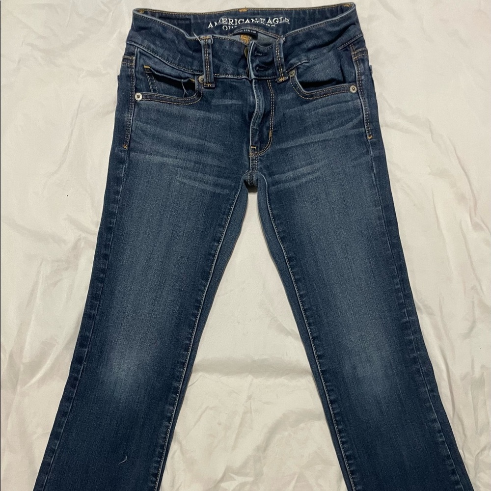 American Eagle Artist Crop jeans size 00